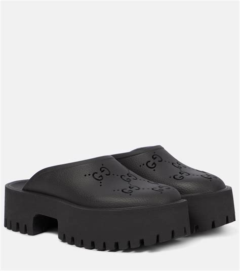 women's gucci 100 clog|Gucci female slippers.